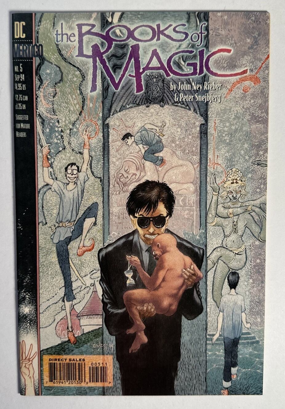 Books of Magic #5 Vol. 2 1994 Vertigo 1st App High Grade Comic Book H69-266